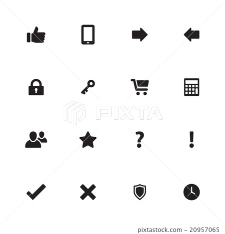 black simple flat icon set 2 black simple flat icon set 2 20957065
