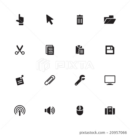 black simple flat icon set 3 black simple flat icon set 3 20957066