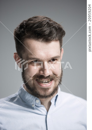 Close up face of angry man Close up face of angry man 20959204