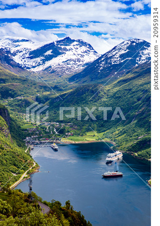 Geiranger fjord, Norway. 20959314