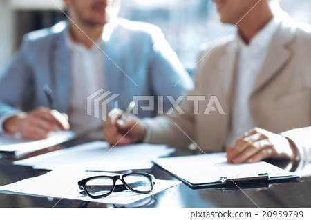 Glasses lying on the table Glasses lying on the table 20959799