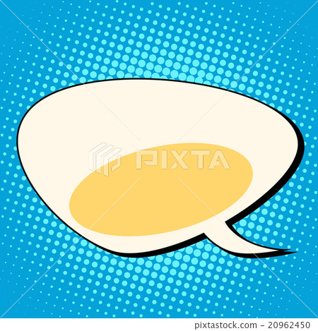 cloud comic bubble retro background for text 20962450