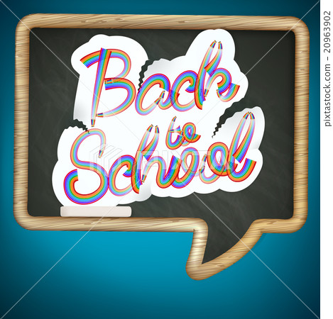 Back to school sign. EPS 10 Back to school sign. EPS 10 20963902