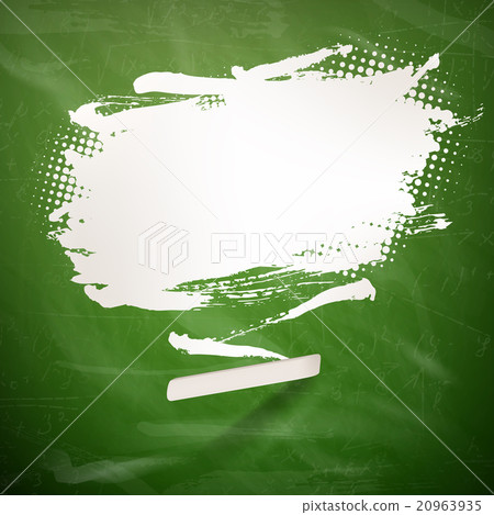 Chalked speech bubble. EPS 10 20963935