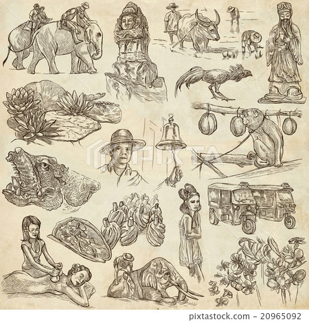 Thailand. Pictures of Life. Freehands. Thailand. Pictures of Life. Freehands. 20965092