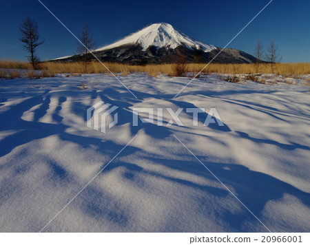 Fuji in the severe winter pearlough Fuji in the severe winter pearlough 20966001