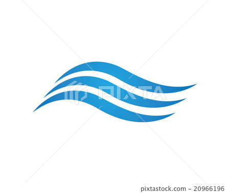 Water wave Logo Template Water wave Logo Template 20966196
