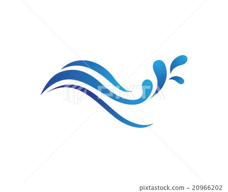 Water wave Logo Template Water wave Logo Template 20966202