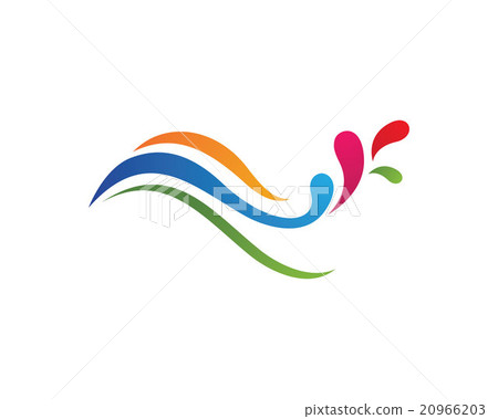 Water wave Logo Template Water wave Logo Template 20966203