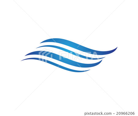 Water wave Logo Template Water wave Logo Template 20966206
