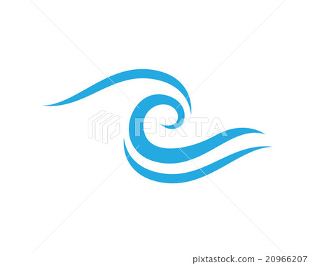 Water wave Logo Template 20966207