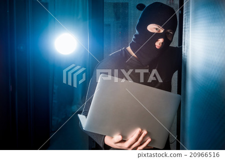 Hacker in a datacenter Hacker in a datacenter 20966516