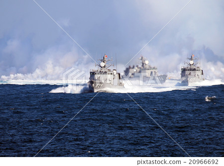 IR flare and Hayabusa type missile boat 20966692