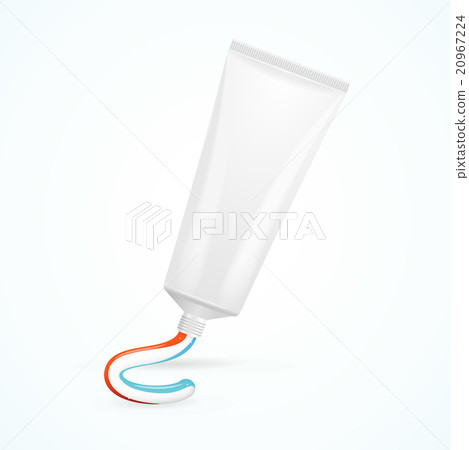 Toothpaste Template Mockup. Vector - Stock Illustration [20967224] - PIXTA