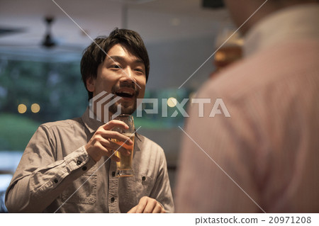 Male drinking wine 20971208