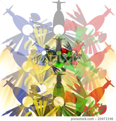 Abstract Rio de Janeiro 20971546