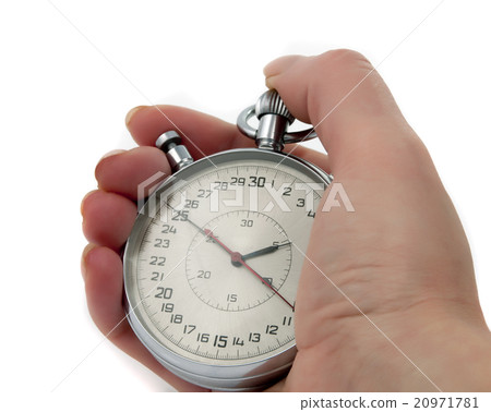 Stopwatch in hand Stopwatch in hand 20971781