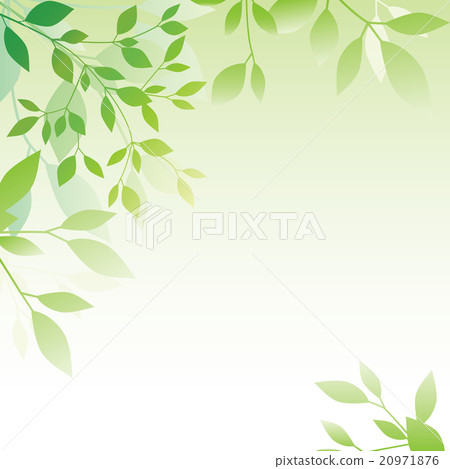 Fresh Verdure Tender Green Verdure Stock Illustration