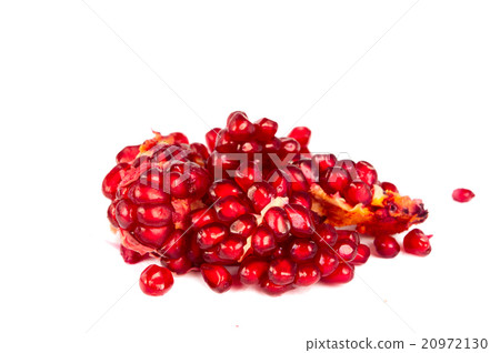 pomegranate seeds isolated pomegranate seeds isolated 20972130