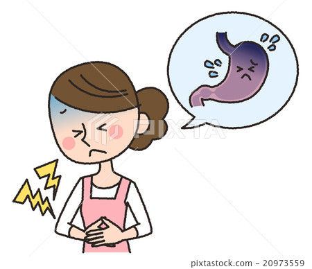 Female stomachache 20973559