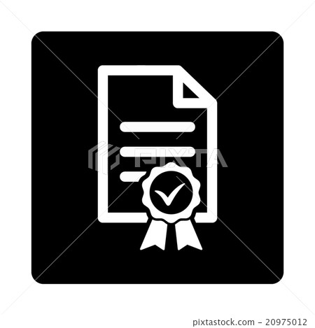 Certified Rounded Square Button Certified Rounded Square Button 20975012