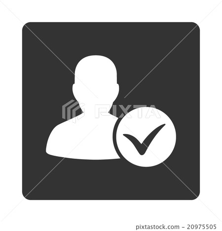Patient Ok Rounded Square Button 20975505
