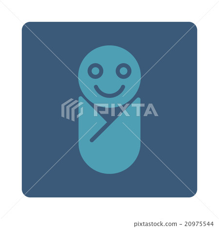 Baby Rounded Square Button Baby Rounded Square Button 20975544