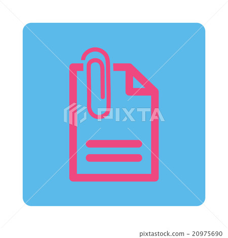 Attach File Rounded Square Button Attach File Rounded Square Button 20975690