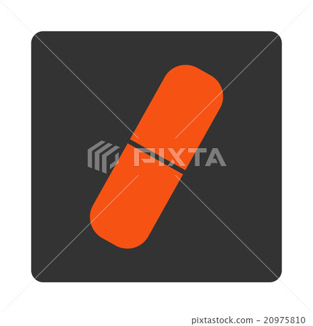 Pill Rounded Square Button - Stock Illustration [20975810] - PIXTA