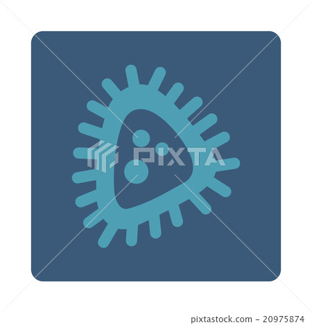 Micro Parasite Rounded Square Button 20975874