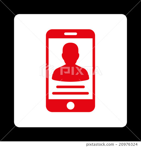 Sickness Mobile Account Rounded Square Button Sickness Mobile Account Rounded Square Button 20976324