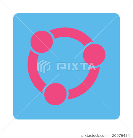 Collaboration Rounded Square Button Collaboration Rounded Square Button 20976424