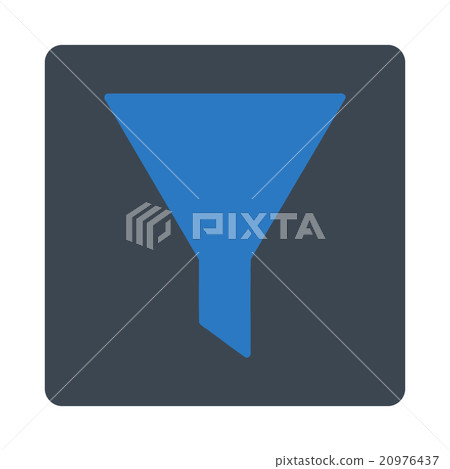 Filter Rounded Square Button - Stock Illustration [20976437] - PIXTA