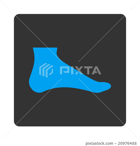 Foot Rounded Square Button Foot Rounded Square Button 20976488