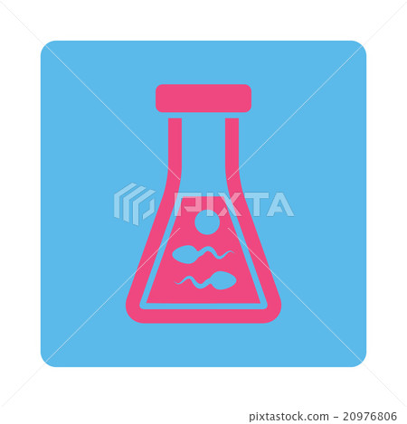 Sperm Liquid Rounded Square Button Sperm Liquid Rounded Square Button 20976806