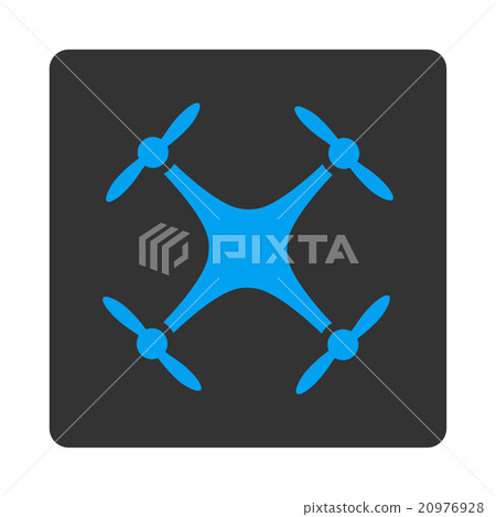 Drone Rounded Square Button Drone Rounded Square Button 20976928