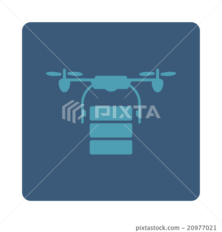 Cargo Nanocopter Rounded Square Button 20977021
