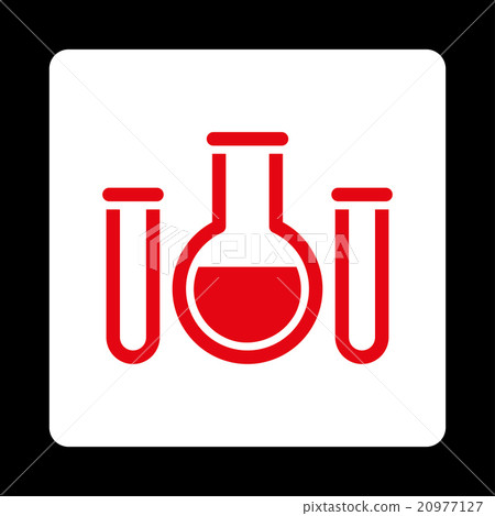Chemical Vessels Rounded Square Button 20977127