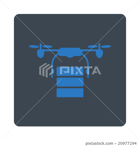 Cargo Air Copter Rounded Square Button 20977294