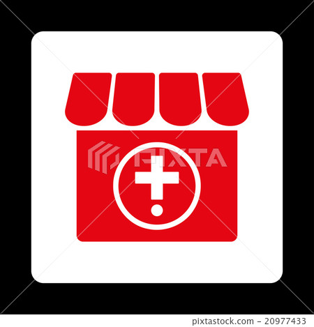 Hospital Rounded Square Button Hospital Rounded Square Button 20977433