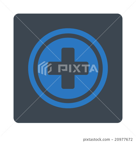 Rounded Cross Rounded Square Button - Stock Illustration [20977672] - PIXTA
