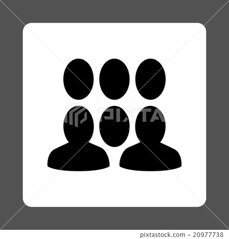 Staff Rounded Square Button - Stock Illustration [20977738] - PIXTA