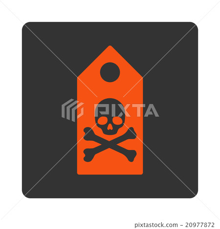 Death Mark Rounded Square Button Death Mark Rounded Square Button 20977872