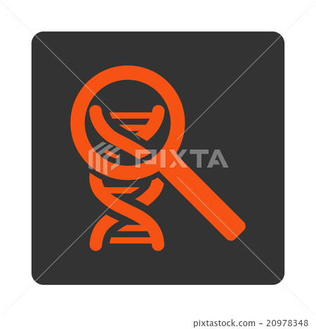 Explore DNA Rounded Square Button 20978348