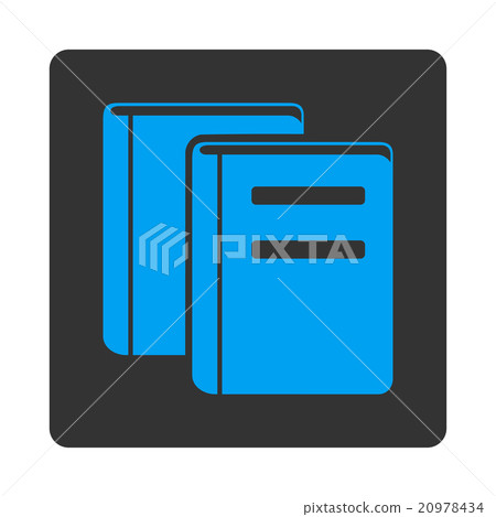 Library Rounded Square Button 20978434