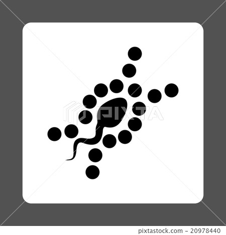 DNA Replication Rounded Square Button DNA Replication Rounded Square Button 20978440