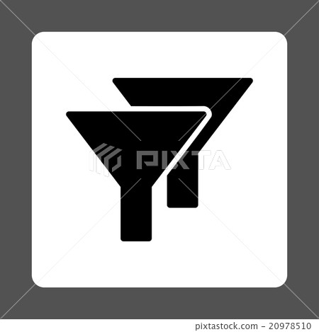 Filters Rounded Square Button-插圖素材 [20978510] - PIXTA圖庫