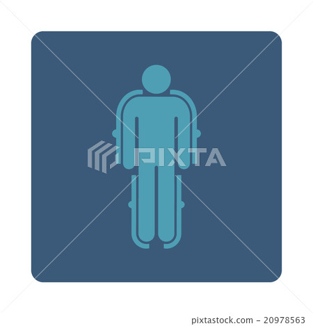 Exoskeleton Rounded Square Button Exoskeleton Rounded Square Button 20978563