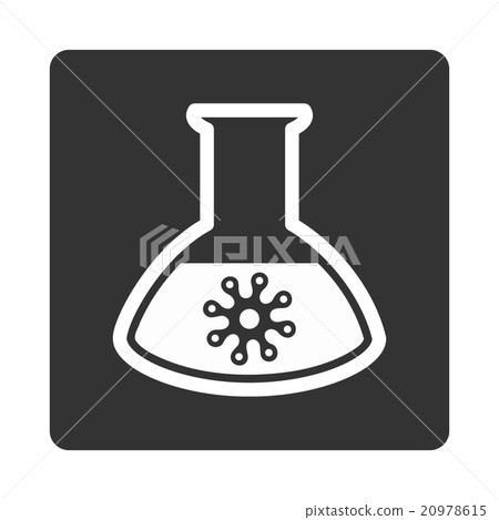 Infection Container Rounded Square Button 20978615