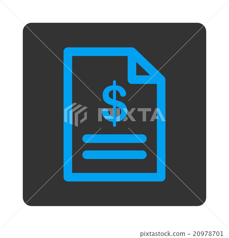 Invoice Rounded Square Button 20978701